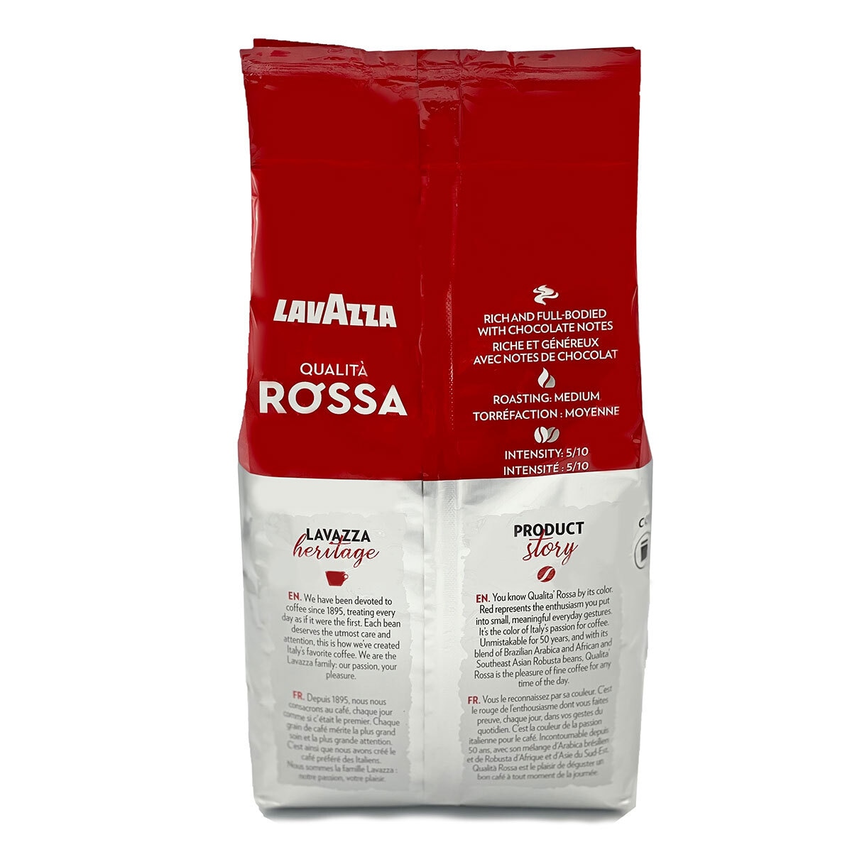 LAVAZZA - Grains de café Rossa 1 kg LAVAZZA