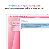 Apple iMac 24" 512GB 4.5K Chip M4 Rosa CPU de 10 núcleos GPU de 10 núcleos Memoria unificada de 16GB