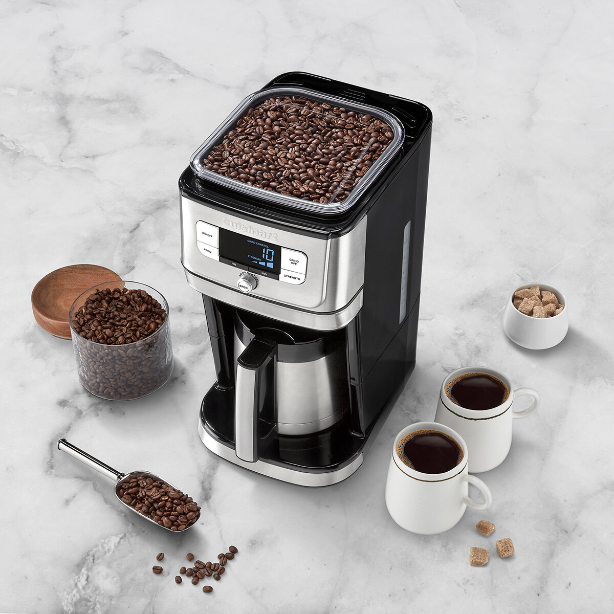 Cuisinart, Cafetera individual con molino compatible con