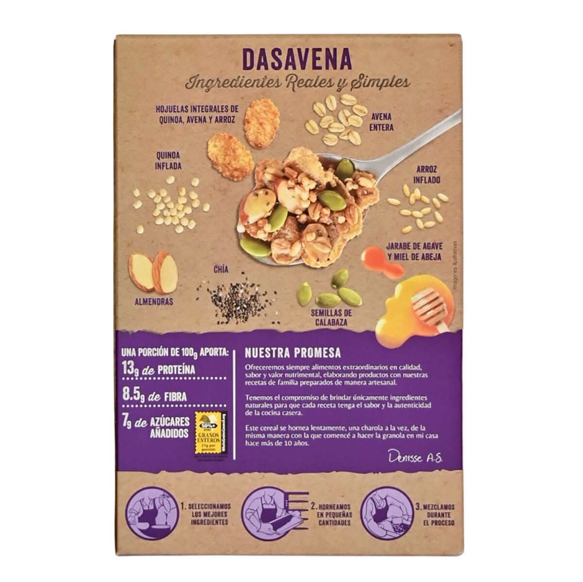 Dasavena Cereal Quinoa y Almendras 1 kg