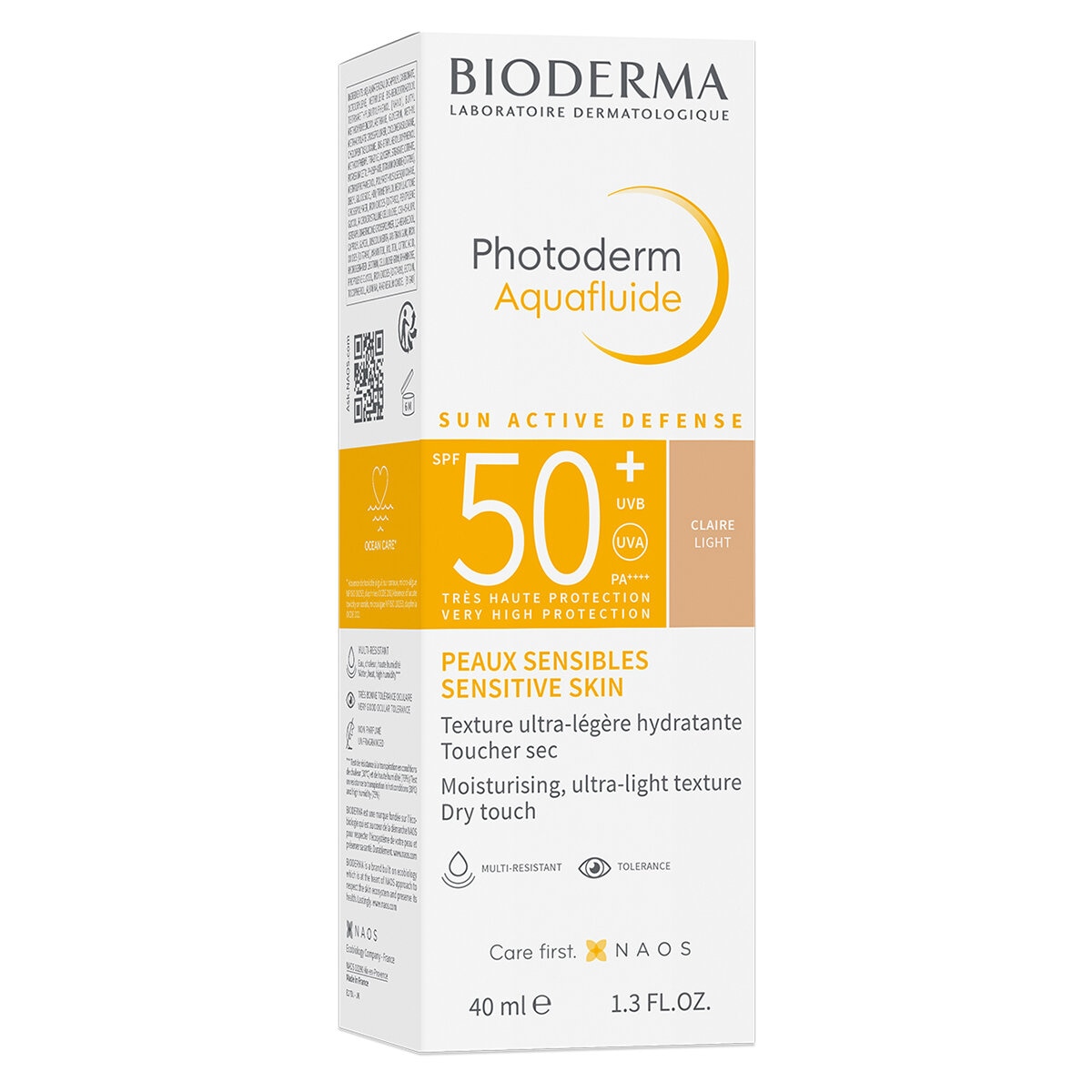 Photoderm Aquafluido Toque Seco 40 ml Color Claro