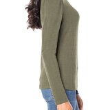 Well Worn Playera para Dama Verde Extra Chica