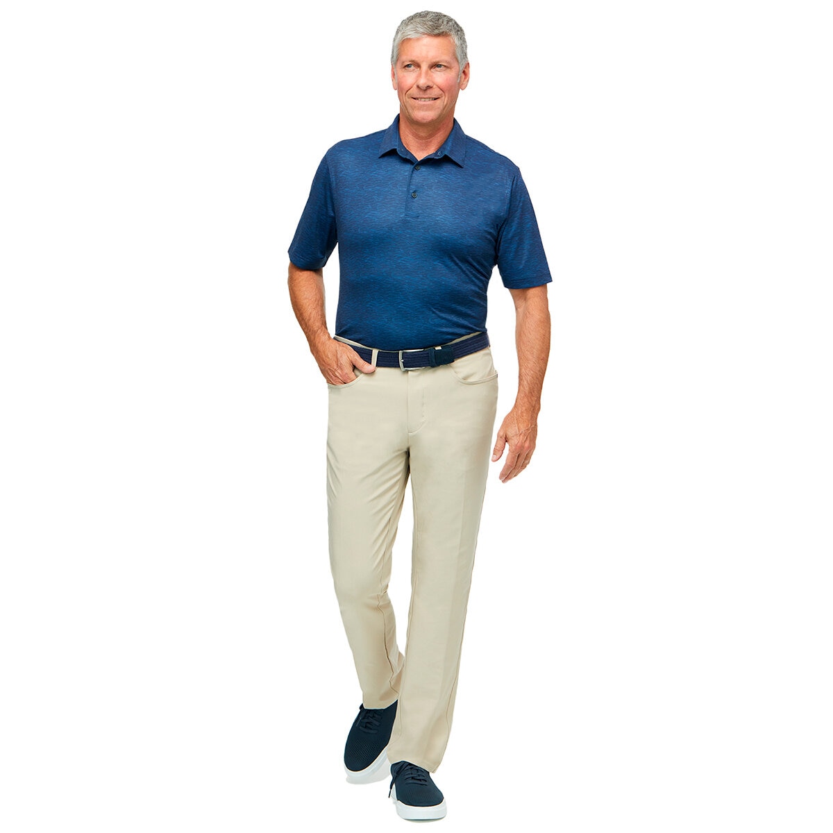 Greg Norman Camisa tipo Polo para Caballero Azul Costco...