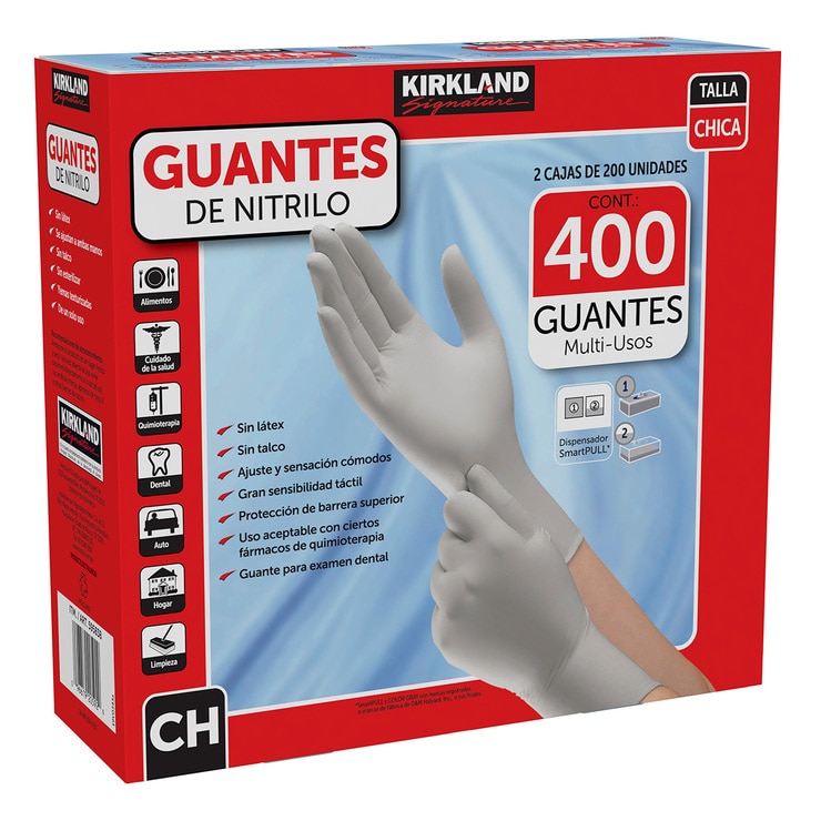 guantes de nitrilo chicos