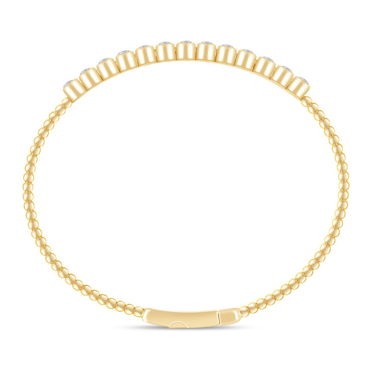 Brazalete de Diamantes 1.00ctw, Oro Amarillo de 14K