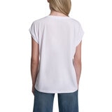 DKNY Playera para Dama Blanco Chica