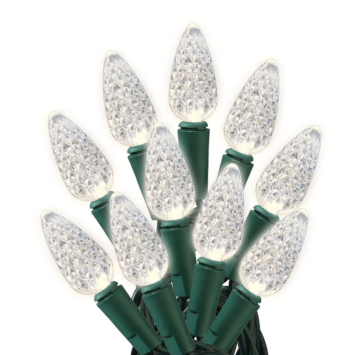 Sylvania Series Navideñas de 100 Luces LED, Blanco Cálido