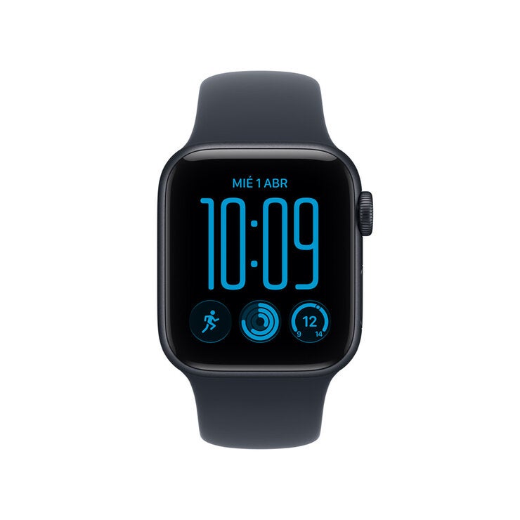 Apple Watch SE 3 (GPS) 40mm Aluminio Medianoche + Correa Deportiva Azul Profundo - Talla S/M Apple Watch SE 3 (GPS) 40mm Aluminio Medianoche + Correa Deportiva Azul Profundo - Talla S/M