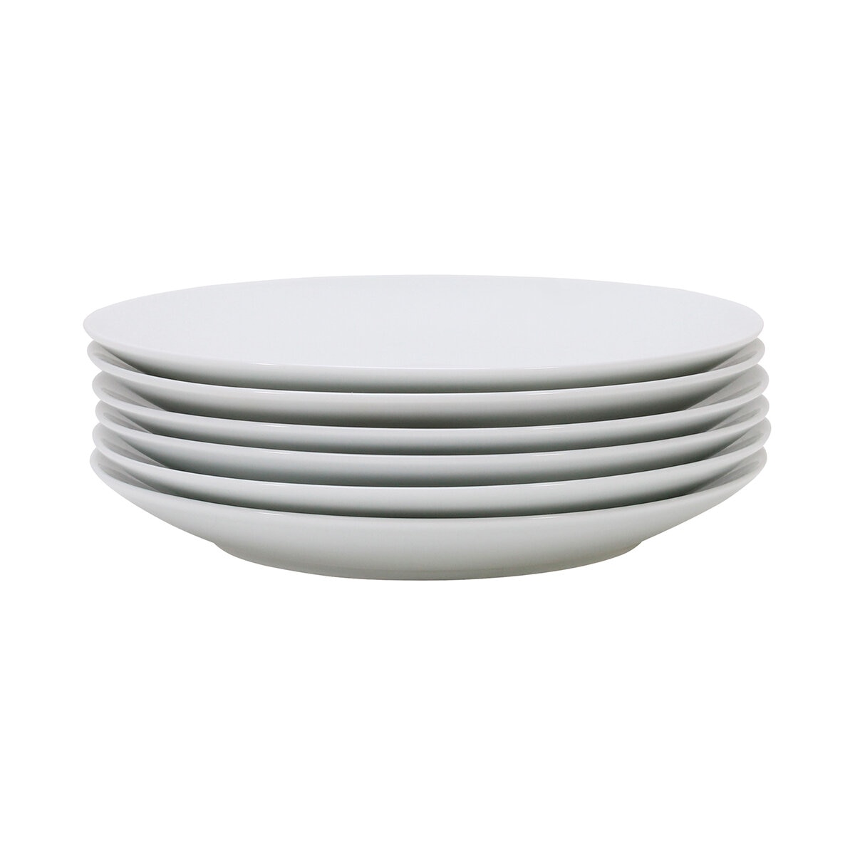 Crown Baccara Juego de 6 Platos para Ensalada de Porcelana