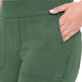 S.C. & CO Pantalones Capri para Dama Verde Grande