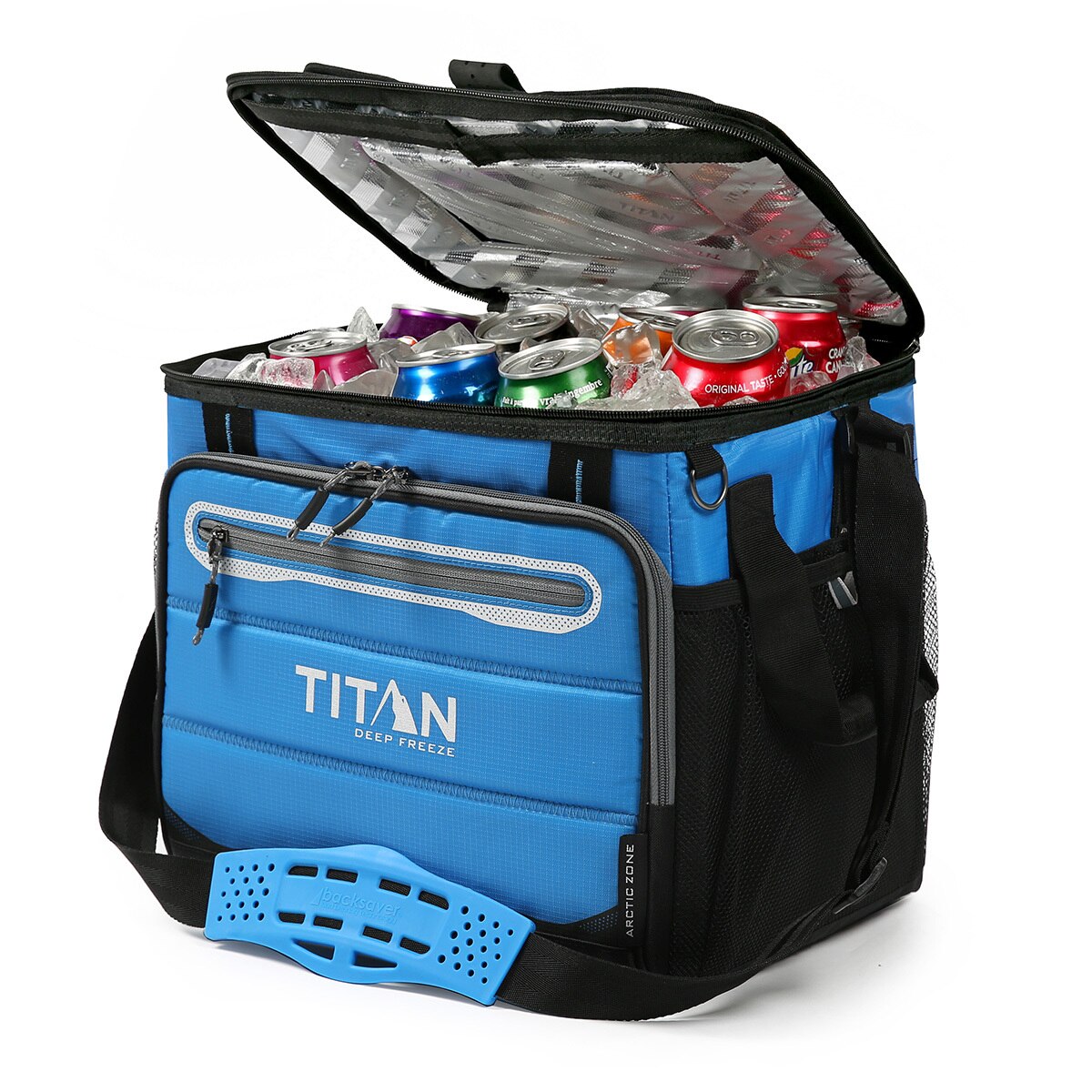 Titan, Hielera Plegable para 40 Latas, Azul Costco México