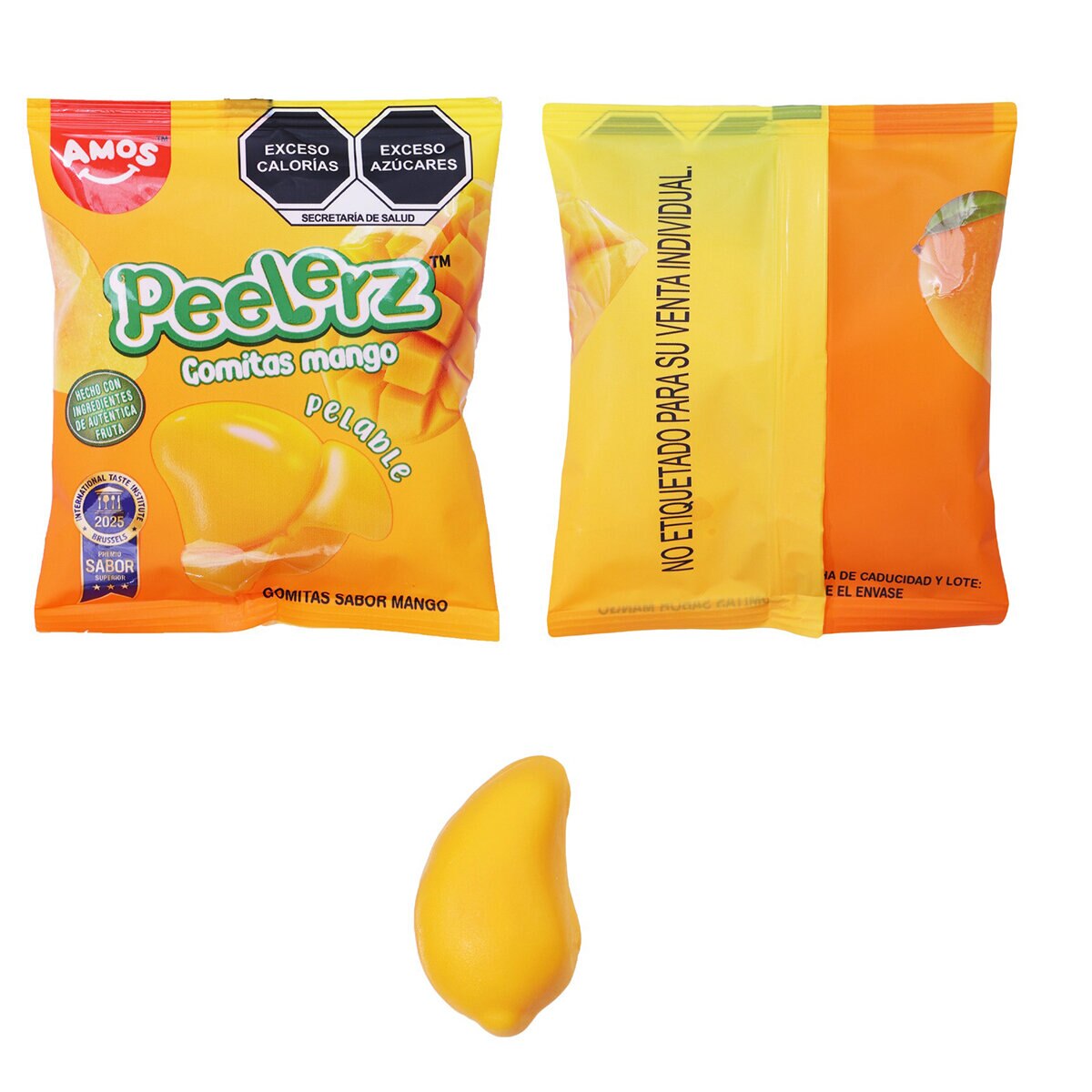 Amos Peelerz Gomitas de Mango 34/30 g