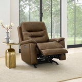 Barcalounger, Sillón Reclinable de Piel con Reposacabezas Eléctrico