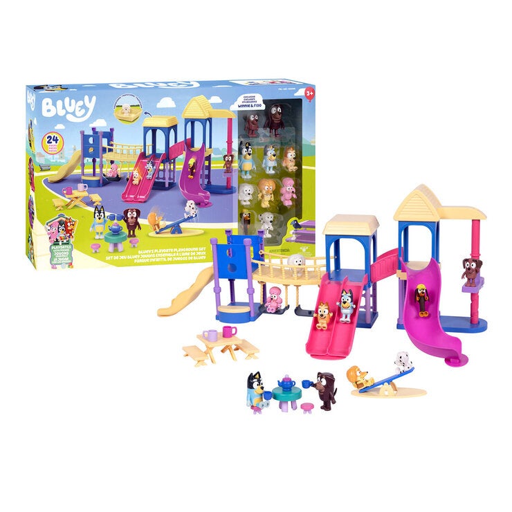 Bluey Parque Infantil de Juegos, 24 Pzas. Bluey Parque Infantil de Juegos, 24 Pzas.