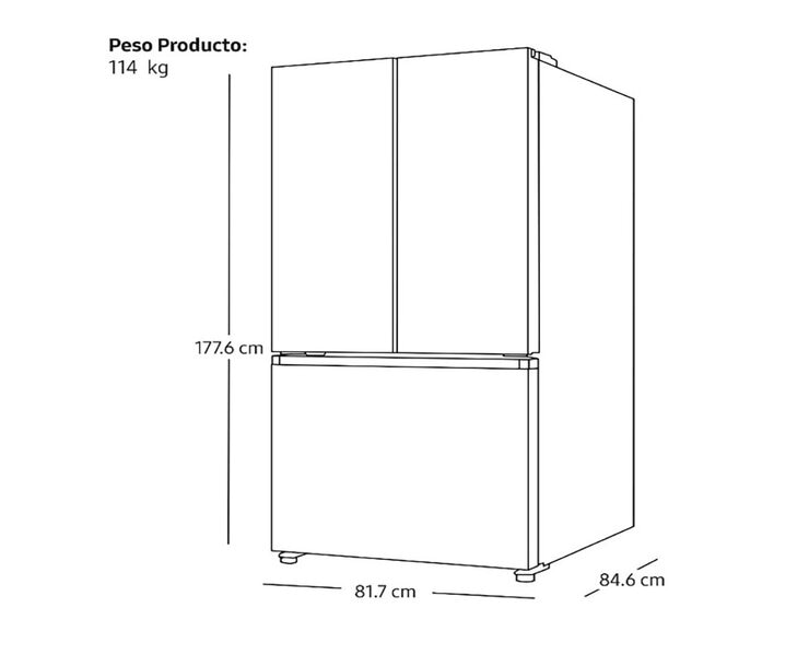 Samsung Refrigerador 25' French Door