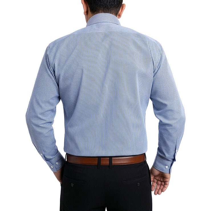Nautica Camisa para Caballero Azul Cuello 15.5 Manga 32/33