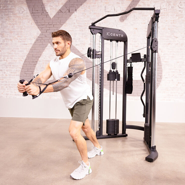 Centr Gimnasio FTX con Banca Plegable