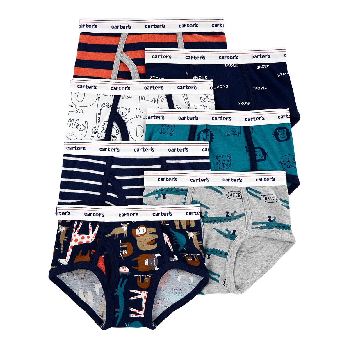 Carter's Ropa interior para Niña o Niño 7 Piezas Varias Tallas y C