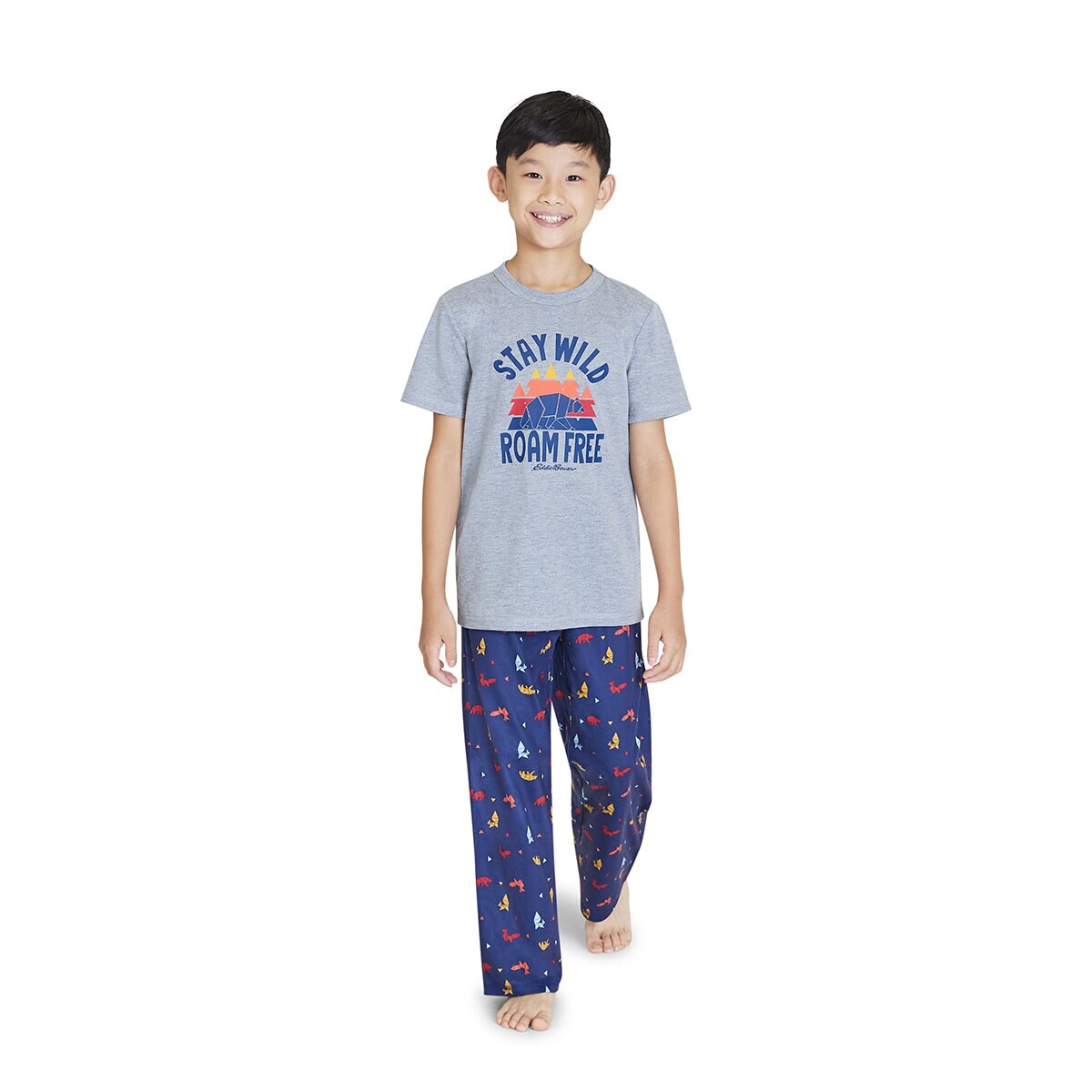 Eddie Bauer Conjunto Casual de Pijama de 4 Piezas para Niña o Niño Varias Tallas y Colores