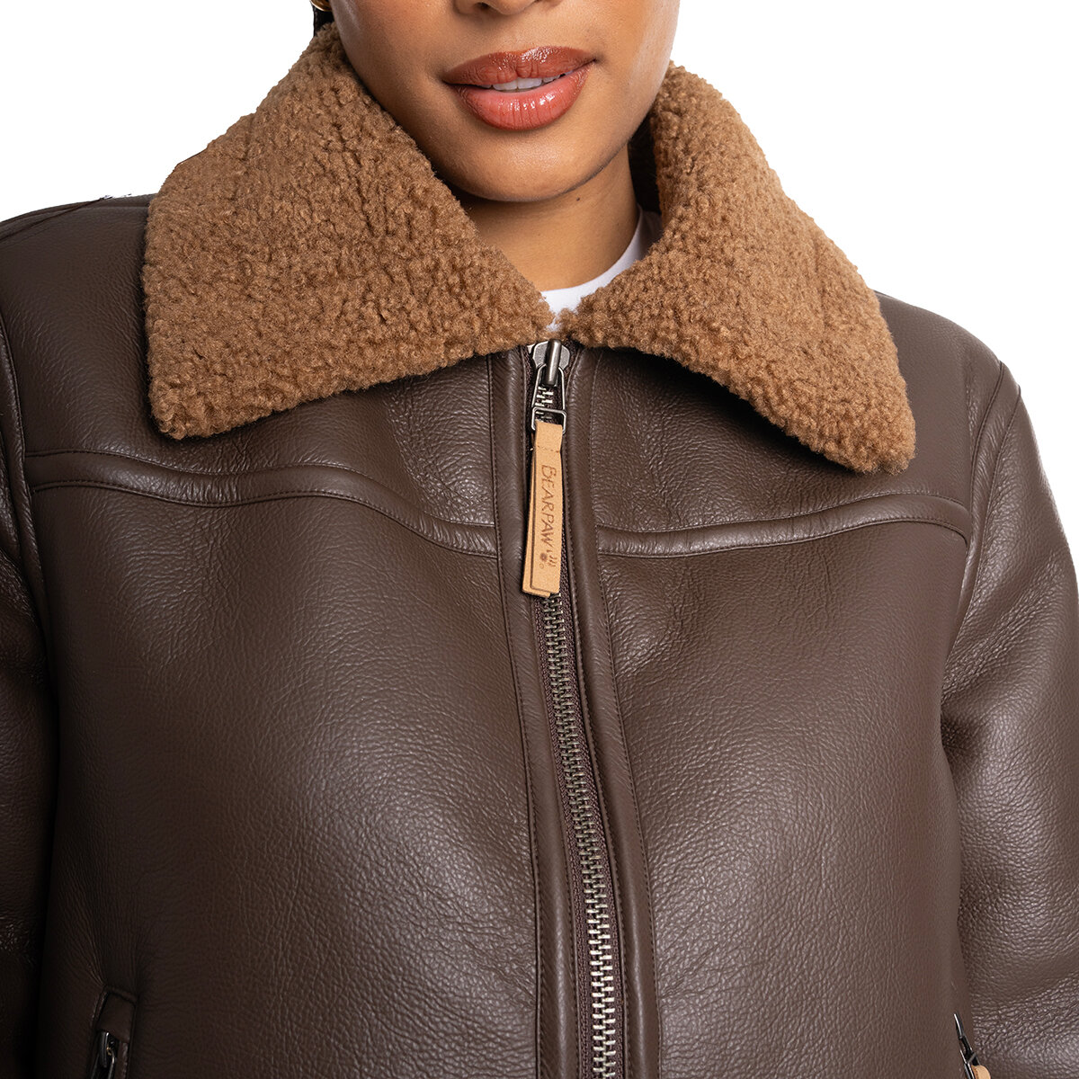 Bearpaw Chamarra para Dama Café Extra Grande