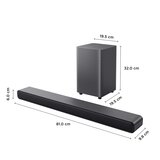 TCL S55H Barra de sonido 2.1 Canales