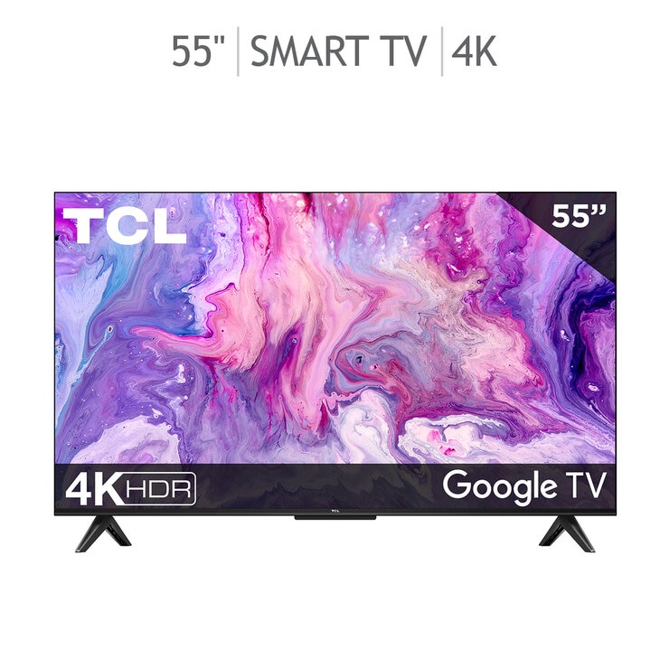 Pantalla Tcl Qled Smart Tv De 55 Pulgadas 4k Uhd Modelo 55q637