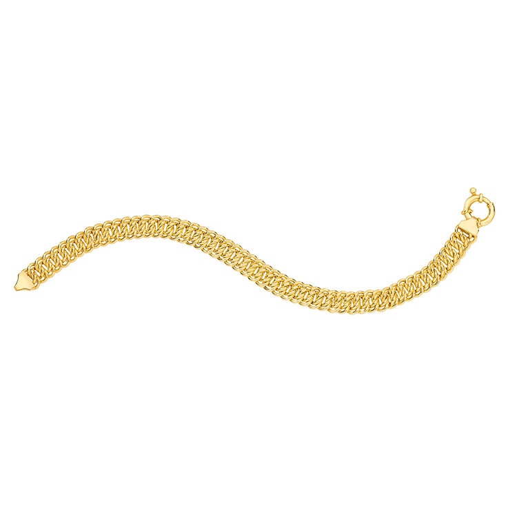 Pulsera, Eslabones Infinito, Oro Amarillo 14K, 19.05cm
