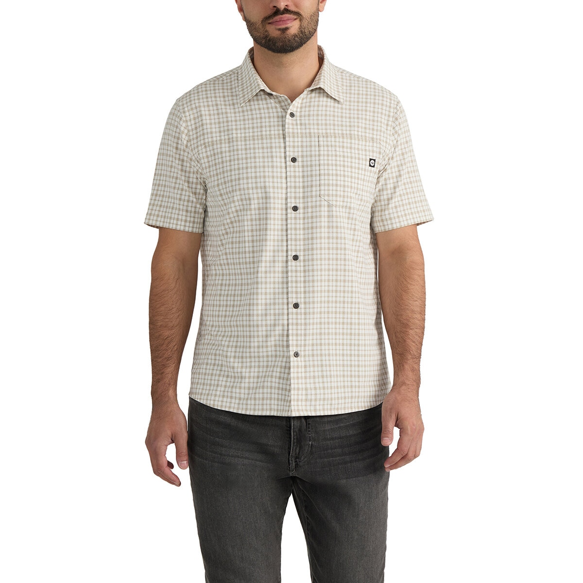 Hi - Tec Camisa para Caballero Café Grande