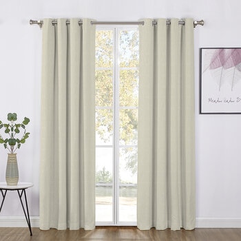 SUN + BLK Cortinas con Bloqueo Total de Luz 132 cm x 241 cm Varios Colores