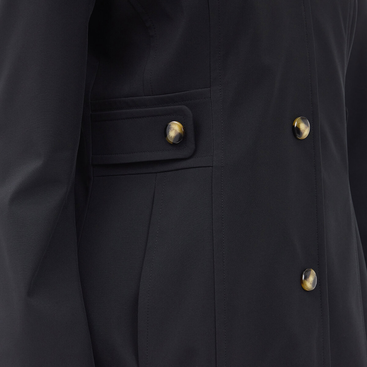 Anne Klein Chamarra para Dama Negro EE Grande