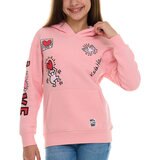 Keith Haring Sudadera para Niños y Niñas Rosa 5 / 6 Años