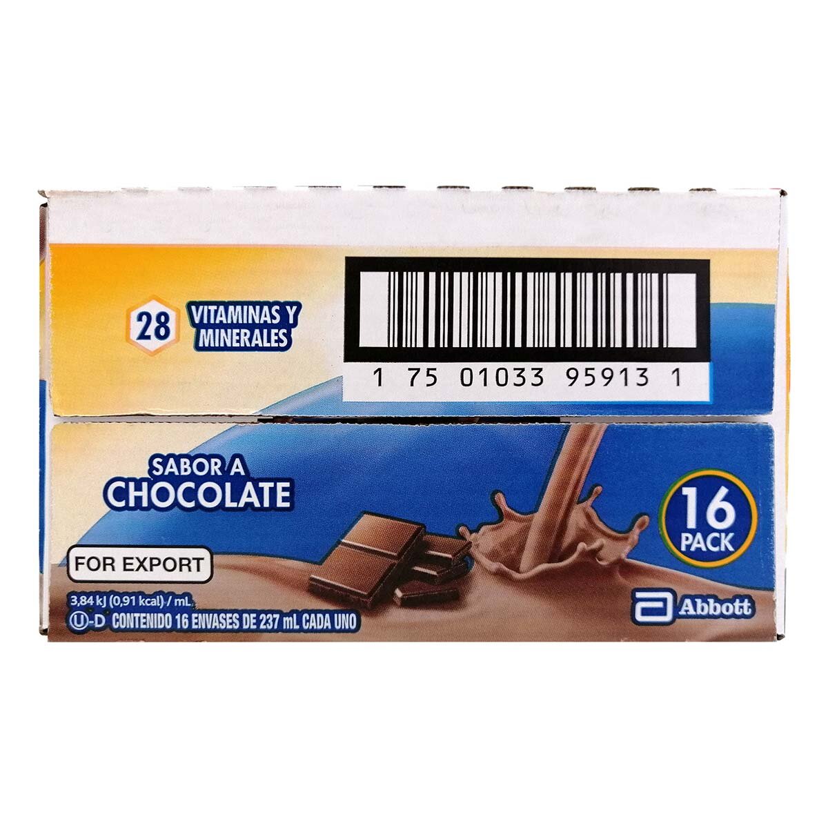 Glucerna Sabor Chocolate Caja de 16 Envases de 237ml c/u