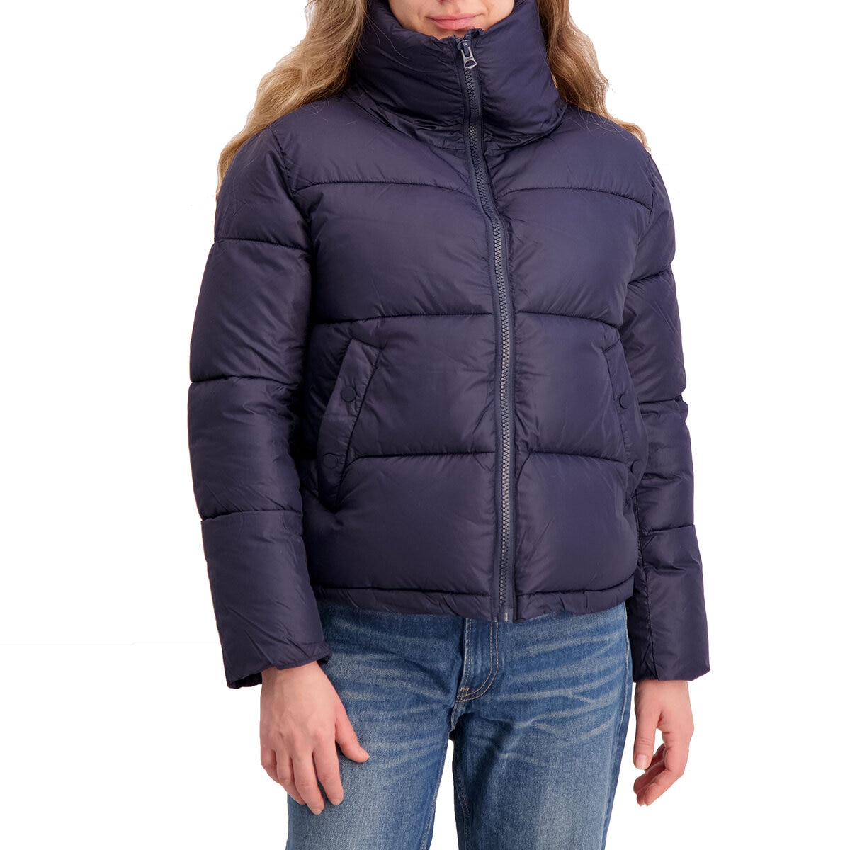 Hudson Chamarra para Dama Azul Mediana