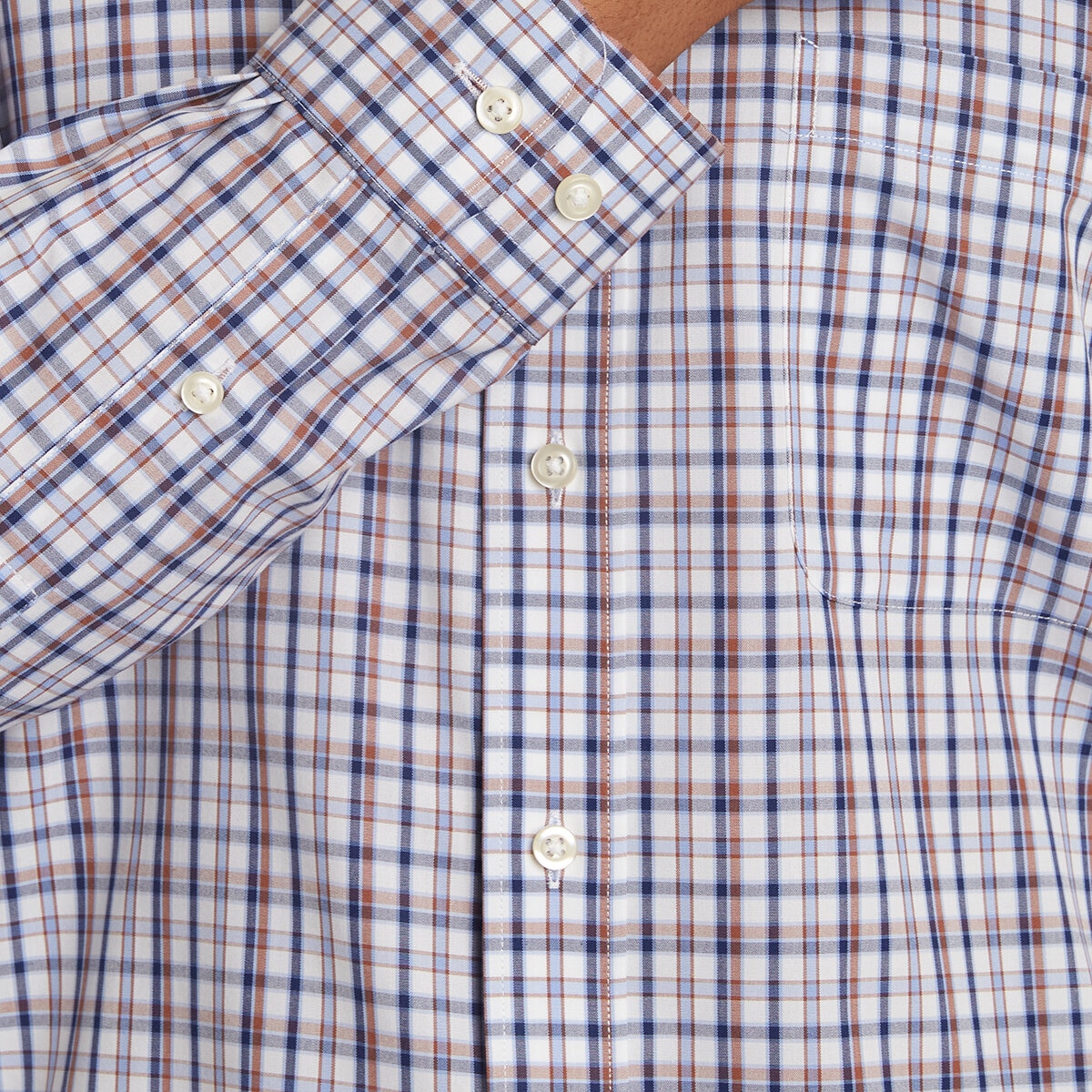 Kirkland Signature Camisa para Caballero Café 17.5 36/37