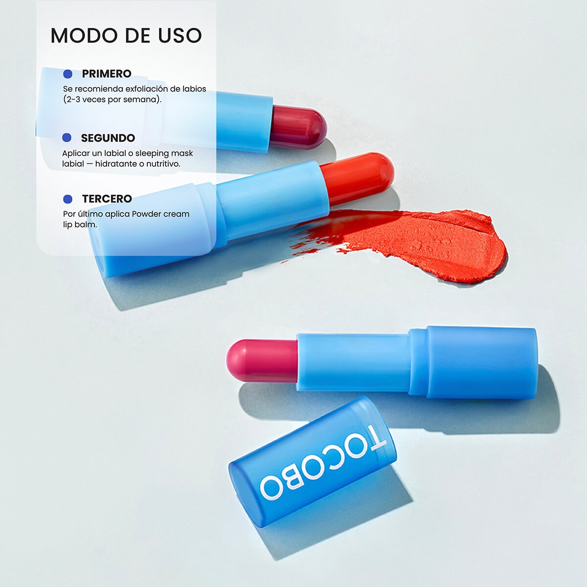 Tocobo Bálsamos Labiales 3 pzas