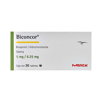 Biconcor 5/6.25 mg 30 Tabletas
