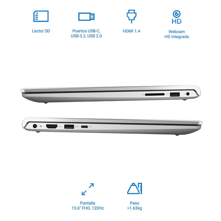 DELL 15 Laptop 15.6" Full HD AMD Ryzen 7 16GB 1TB SSD