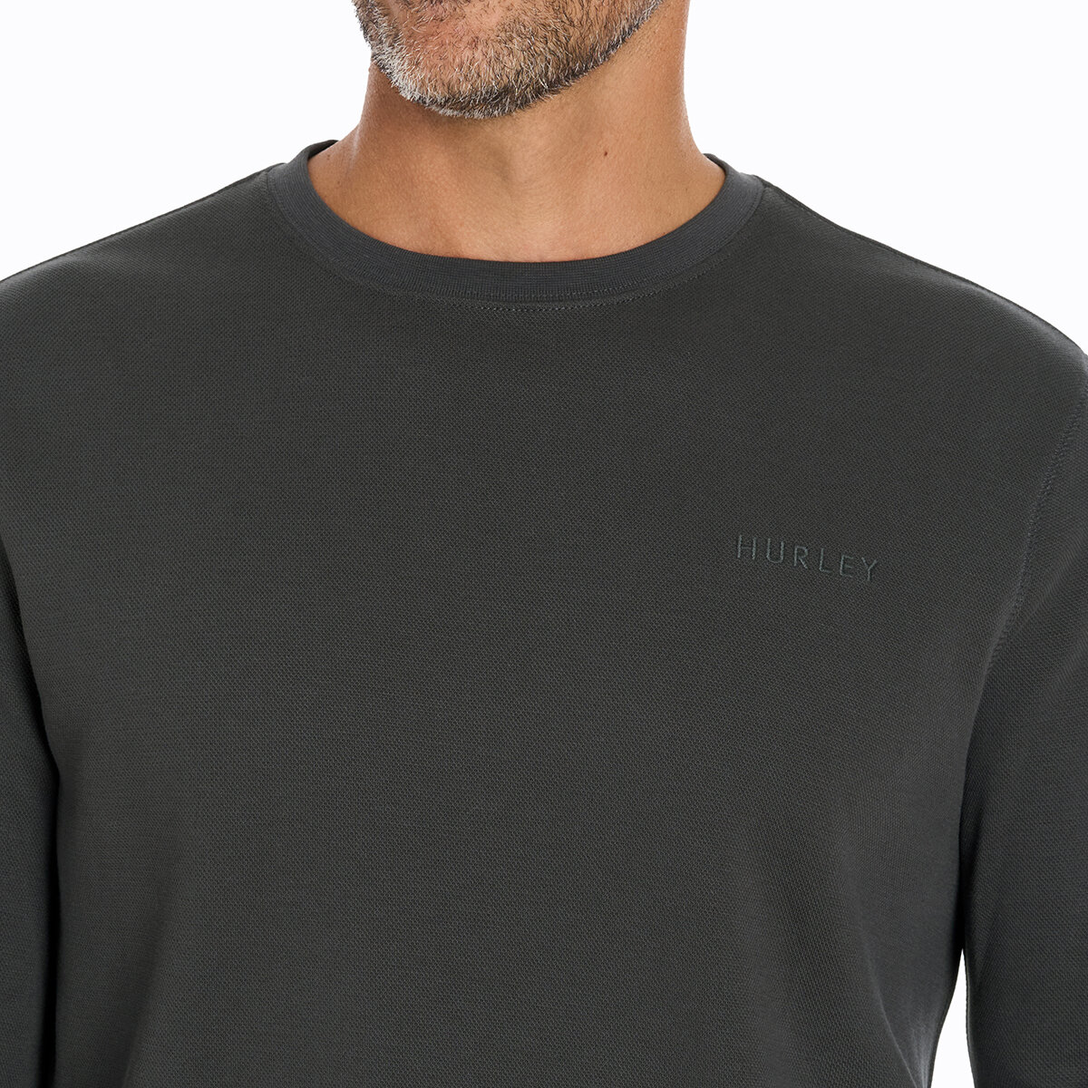 Hurley Sudadera para Caballero Gris Extra Grande