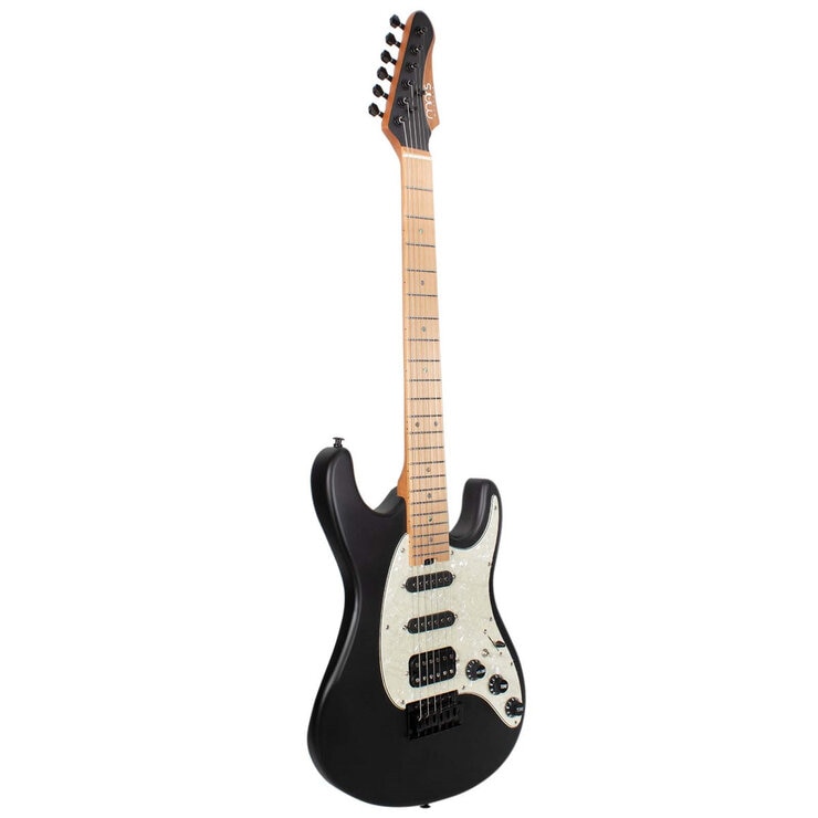 Mars Strat Guitarra Eléctrica Negro