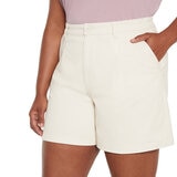 Three Dots Shorts para Dama Café 8