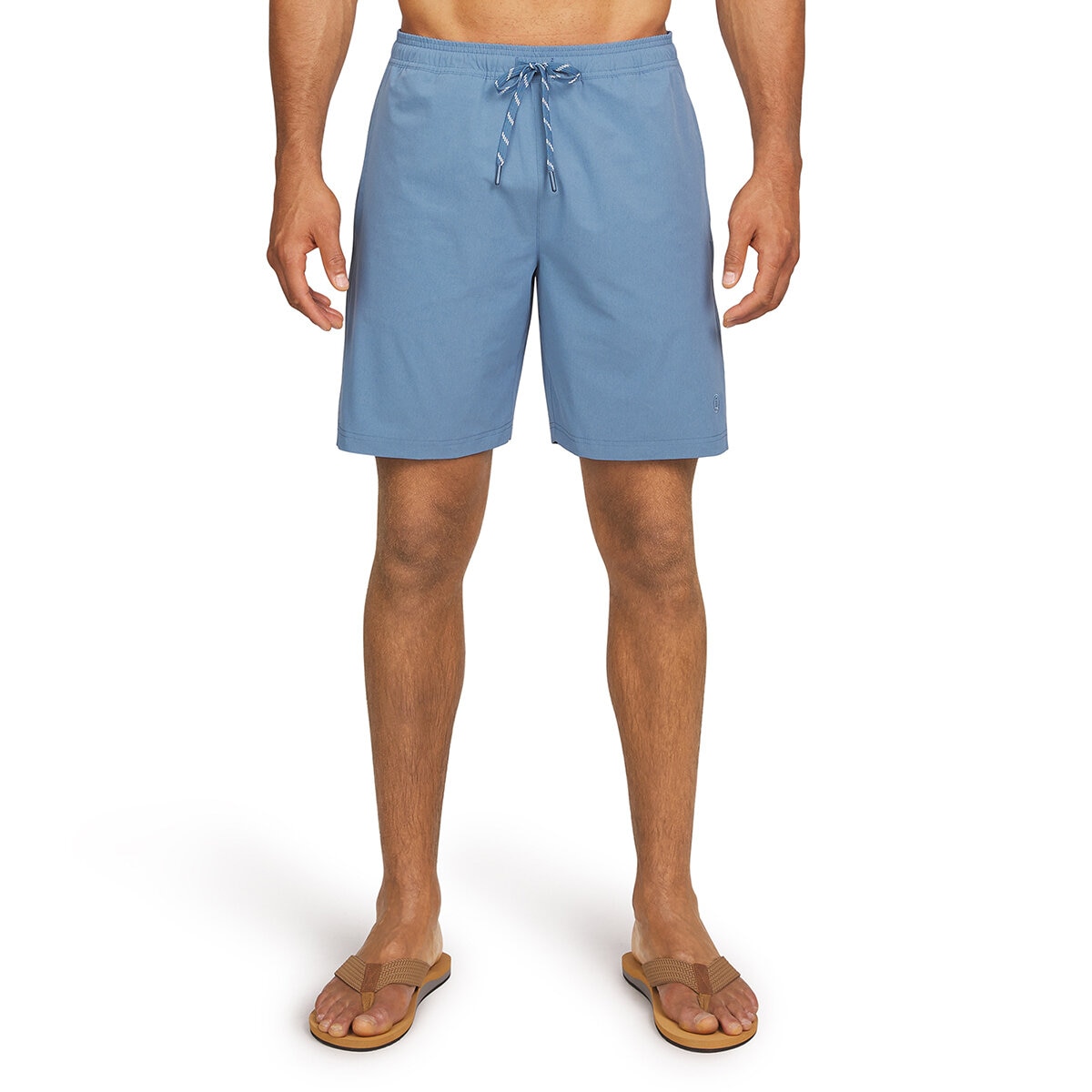 Land's End Traje de baño para Caballero Azul Grande