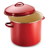 Tramontina Olla con Tapa de 15.1L de Acero Esmaltado