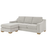 Thomasville , Sofá de Tela Tipo Chaise de 2 Piezas