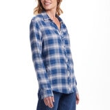 Weatherproof Vintage Blusa para Dama Azul Chica