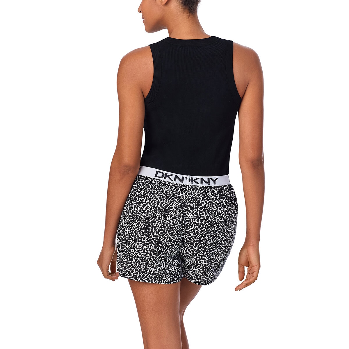 DKNY Conjunto de Pijama para Dama Negro Mediana