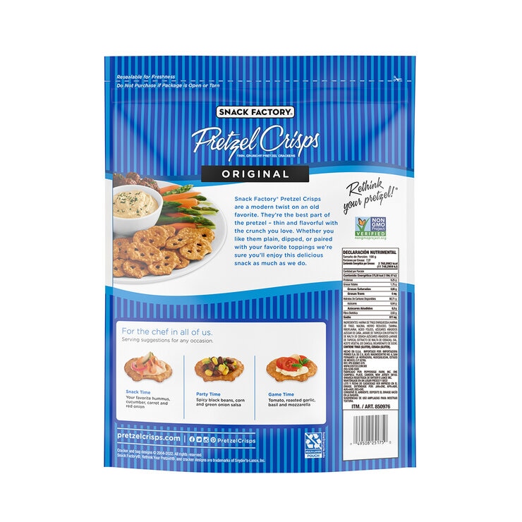 Snack Factory Pretzels Crujientes 737g