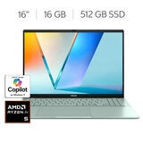 ASUS Vivobook S16 Laptop 16" FHD AMD Ryzen AI 5 330 16GB 512GB SSD ASUS Vivobook S16 Laptop 16" FHD AMD Ryzen AI 5 330 16GB 512GB SSD