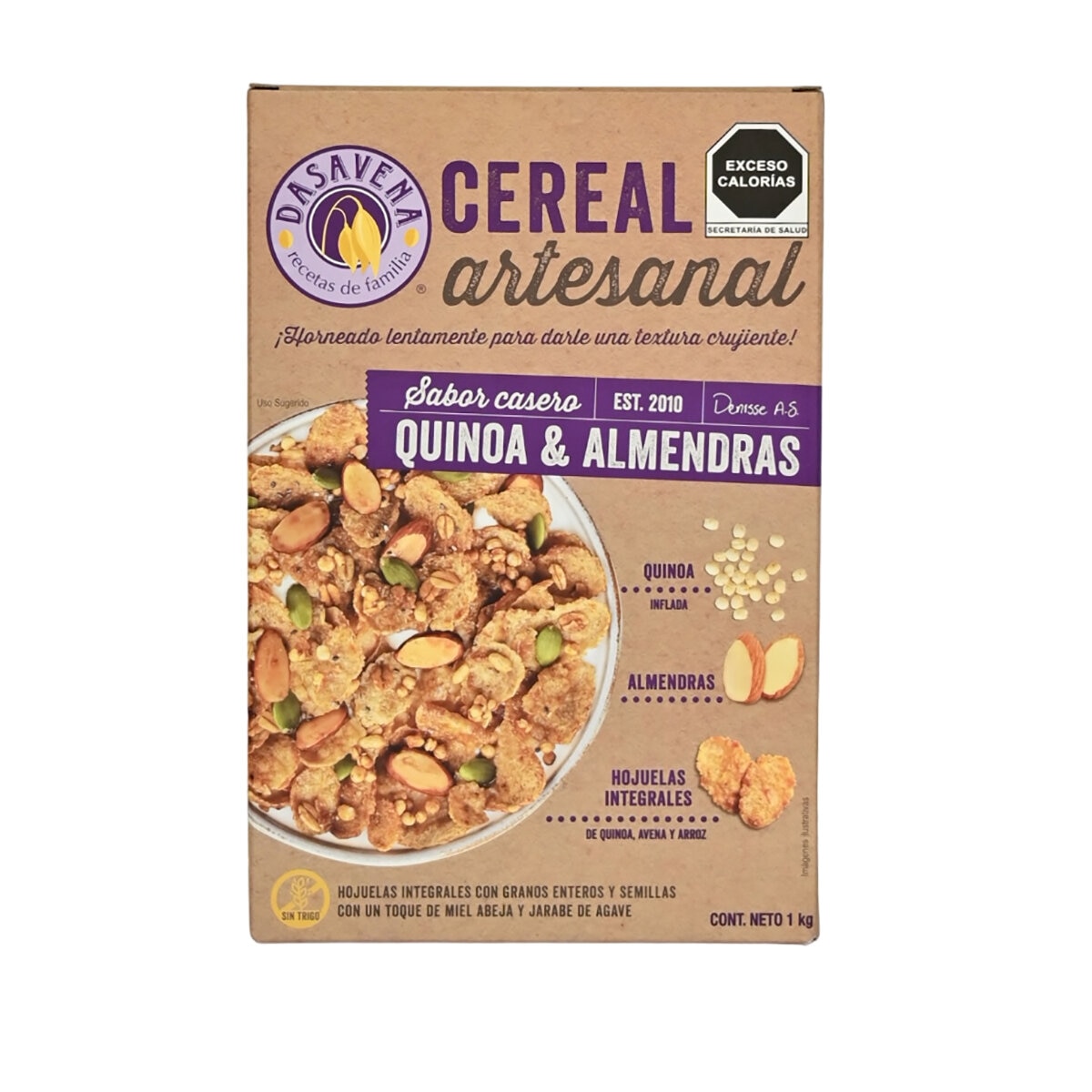 Dasavena Cereal Quinoa y Almendras 1 kg