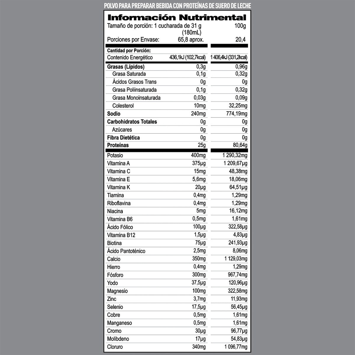 Isopure Proteína en Polvo Sabor Vainilla 2.04 kg