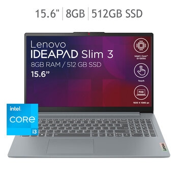 Lenovo Ideapad Slim 3 Laptop 15.6" Full HD Intel Core i3 8GB 512GB SSD